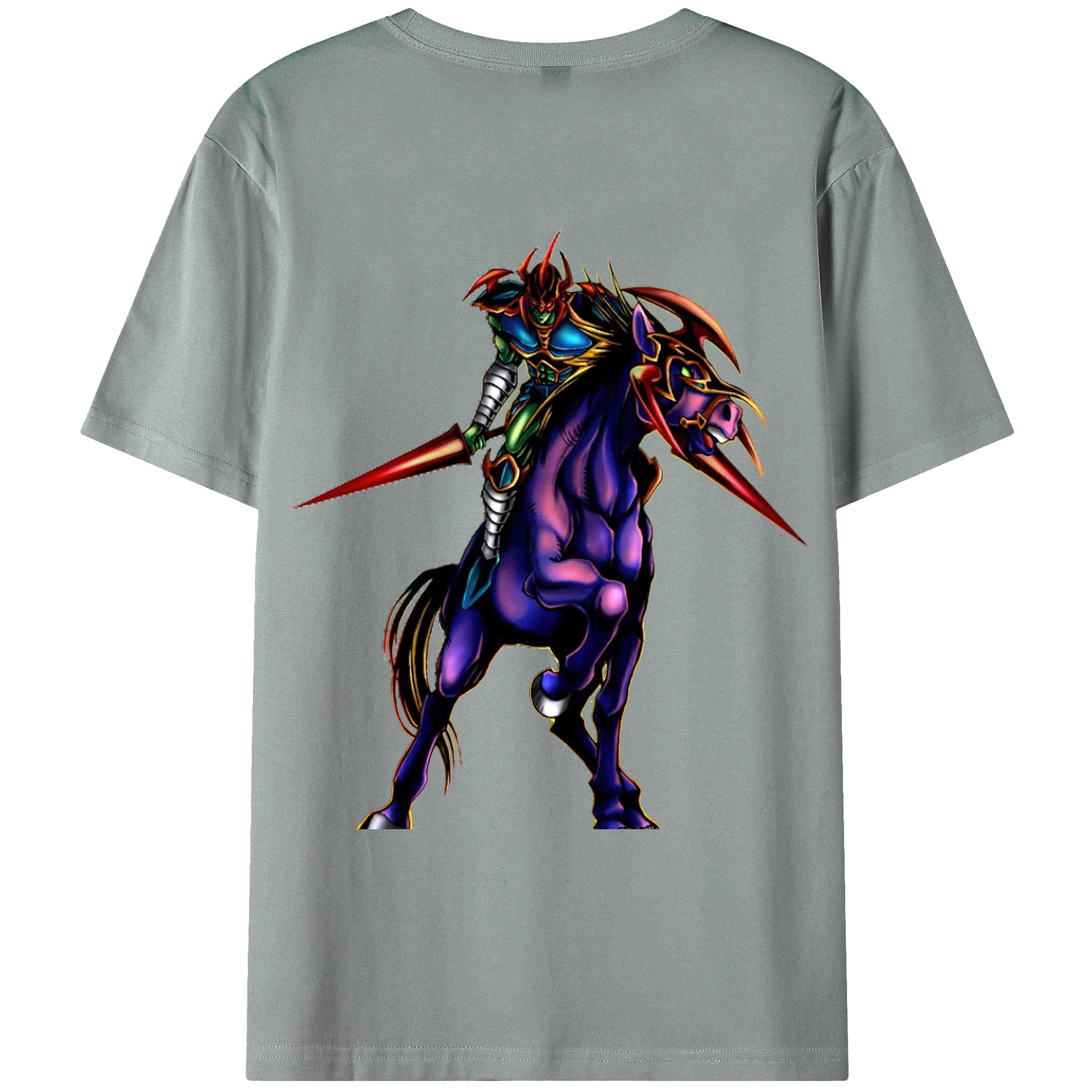 （画像用） 遊☆戯☆王 Yu-Gi-Oh! 綿100％ メンズ半袖Tシャツ（バックプリント） 通気性